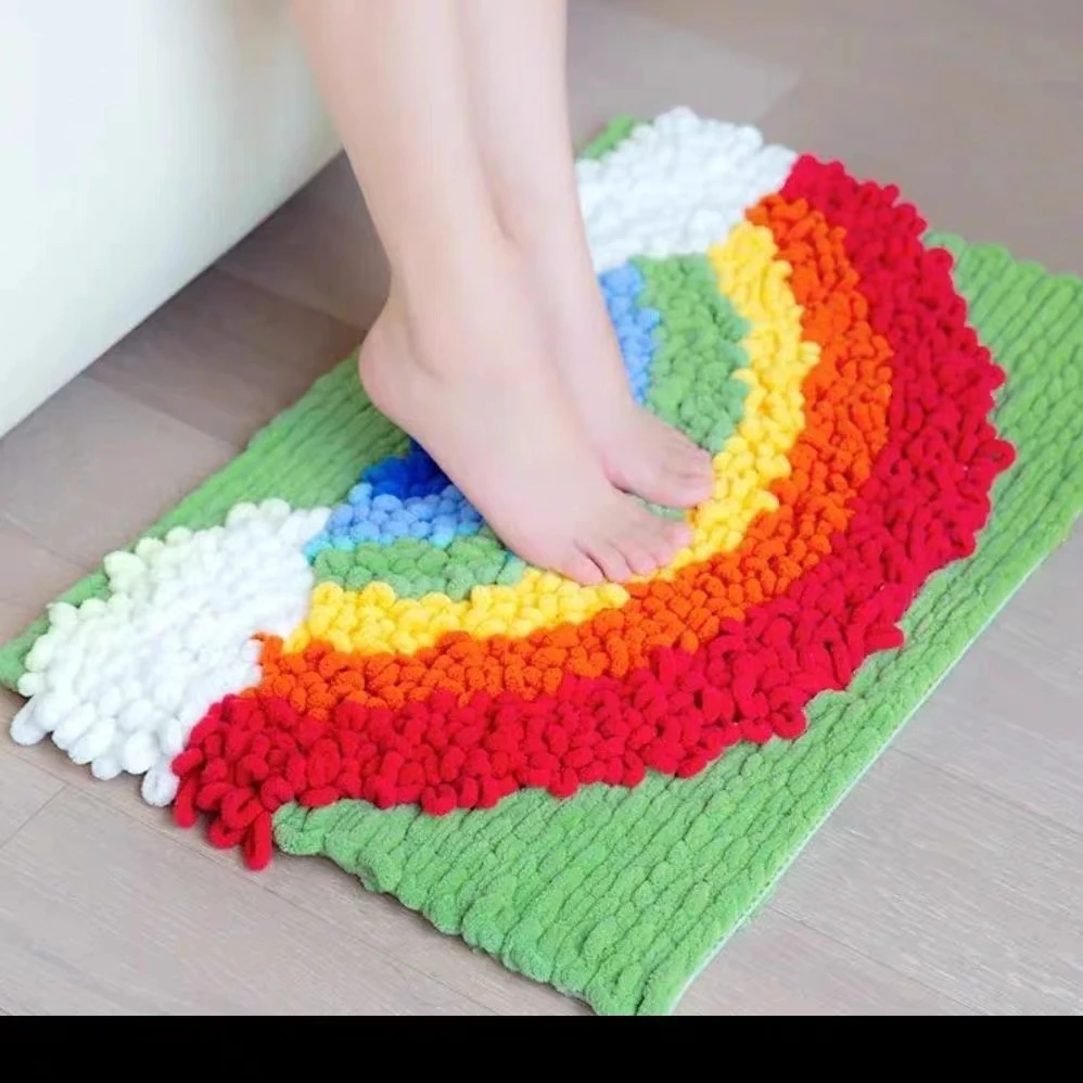 100g/볼 핑거 루프 원사 스레드 푹신한 부드러운 셔 - Woven Scarf Blanket 리뷰 및 가격