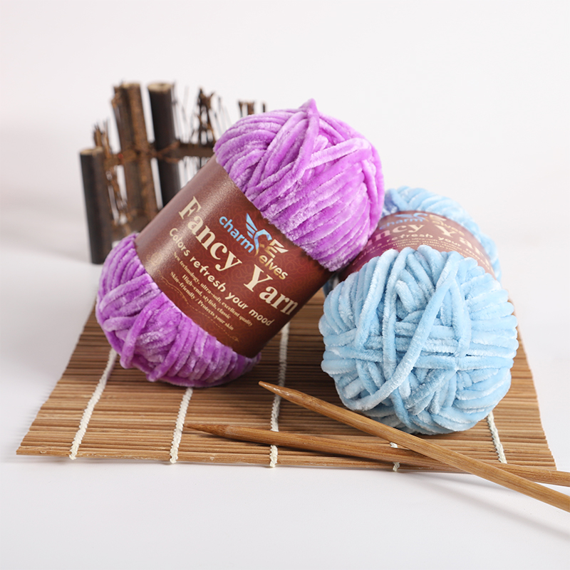 셔닐 따뜻한 벨벳 원사 2팩, 롤당 100g, 총 20 - Woven Scarf Blanket 리뷰 및 가격