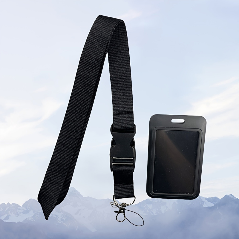 블랙 넥 랜야드 배지 홀더 세트 (탈부착 가능한 스트랩 - Lanyard Badge Holder 리뷰 및 가격