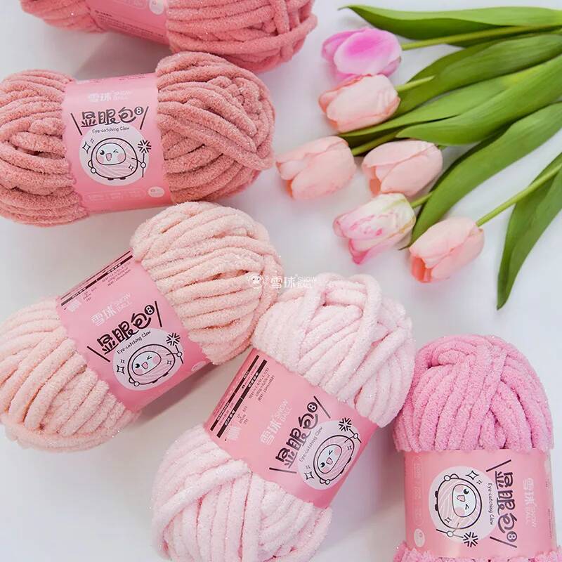 100g 32m 10mm 두께의 광택 있는 실크 셔닐  - Woven Scarf Blanket 리뷰 및 가격
