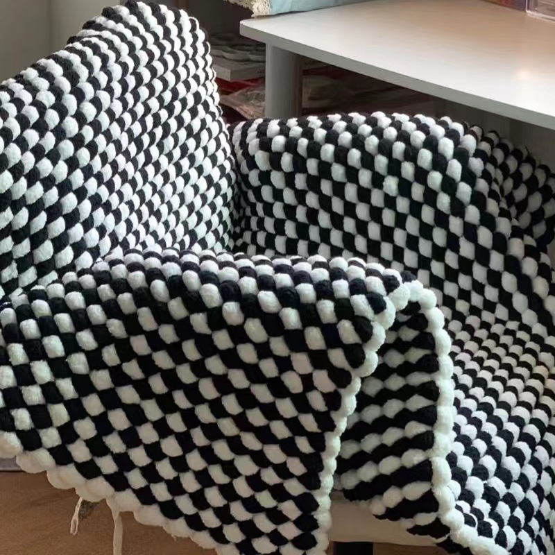 130G/롤 폼폼 얀 혼합 색상 2cm 작은 벨벳 볼  - Woven Scarf Blanket 리뷰 및 가격
